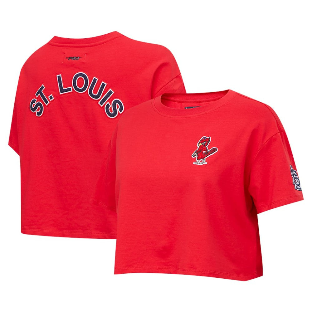 Washington Nationals Pro Standard Women's Classic SJ Cropped Boxy T-Shirt - MLB