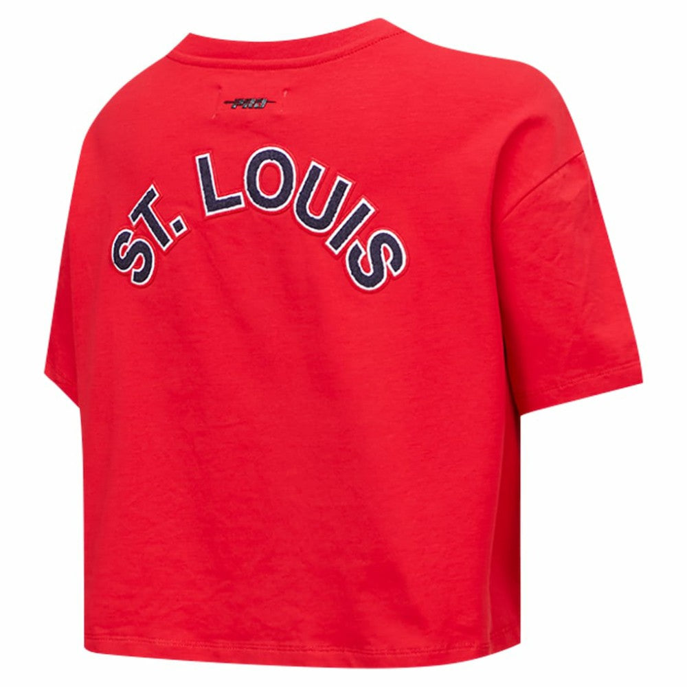Washington Nationals Pro Standard Women's Classic SJ Cropped Boxy T-Shirt - MLB
