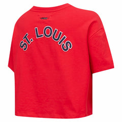 Washington Nationals Pro Standard Women's Classic SJ Cropped Boxy T-Shirt - MLB
