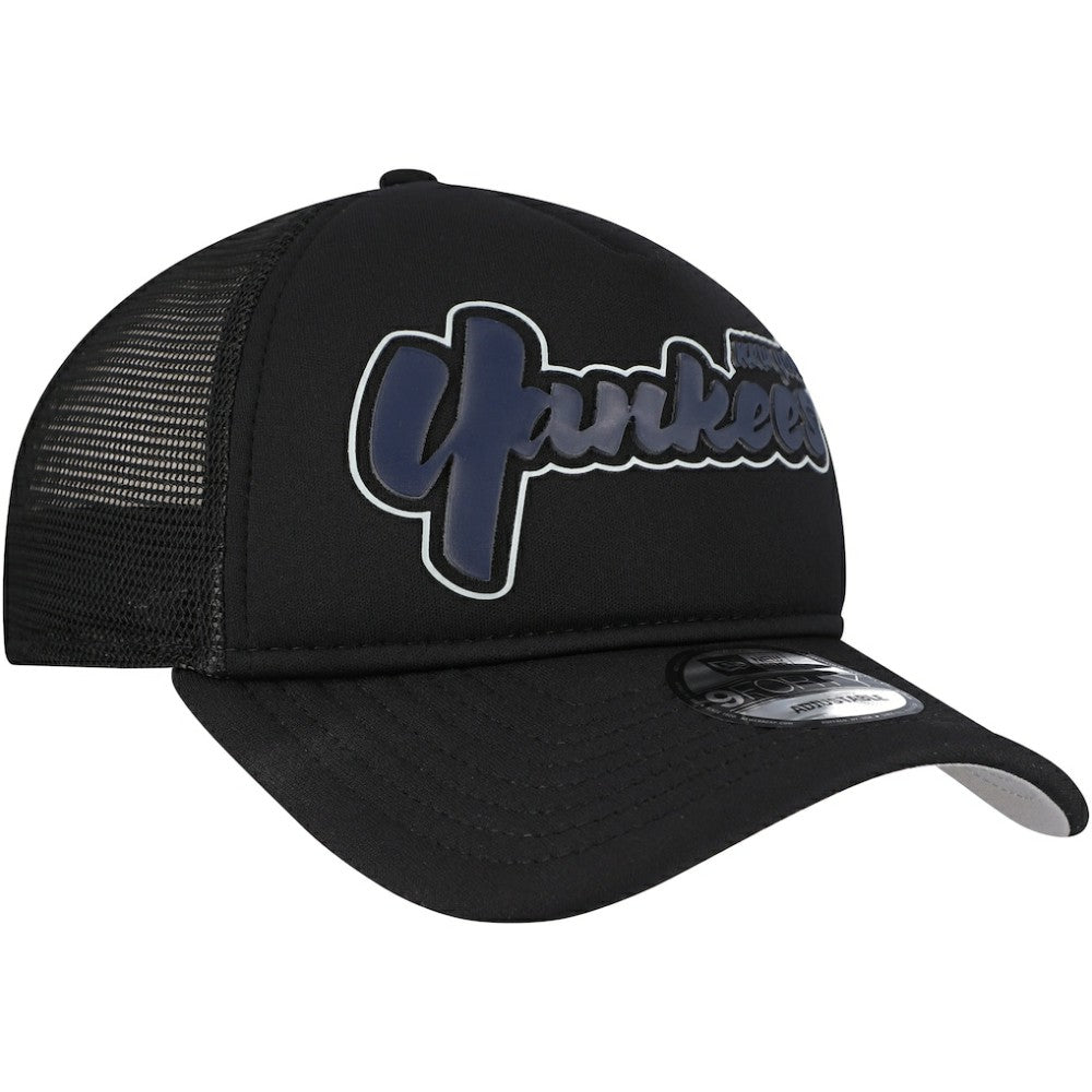 New York Yankees New Era Retro Bold A-Frame Trucker 9FORTY Adjustable Hat - MLB