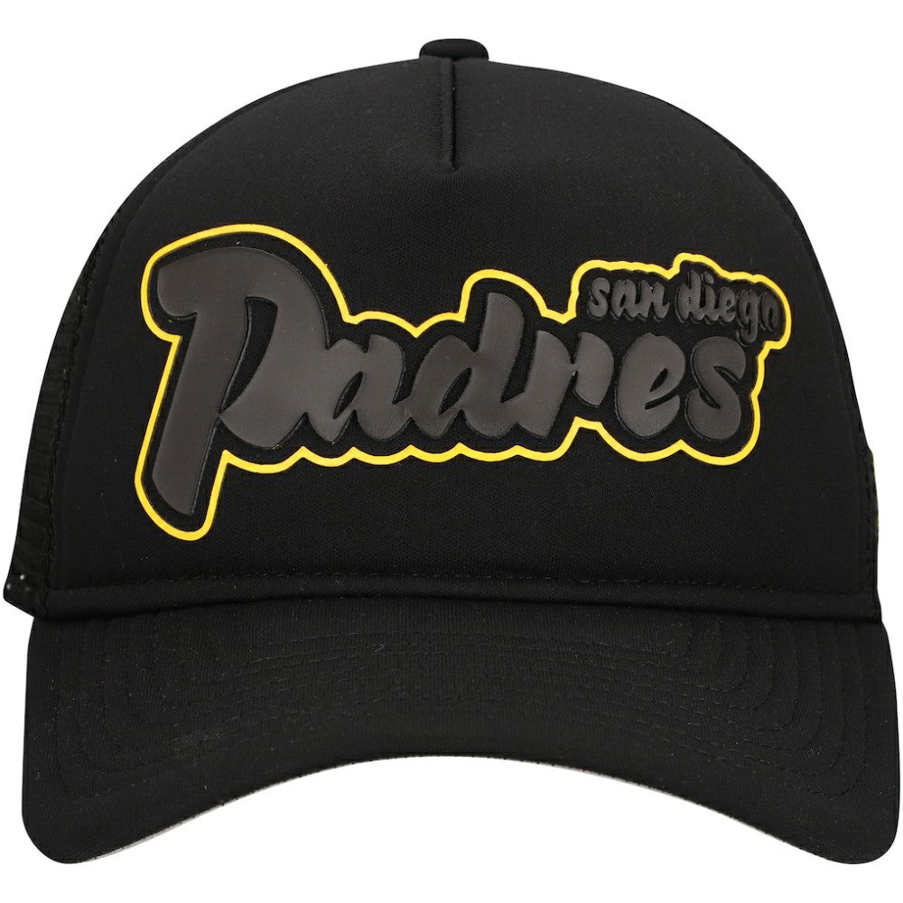 San Diego Padres New Era Retro Bold A-Frame Trucker 9FORTY Adjustable Hat - MLB