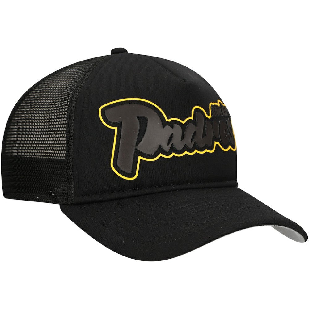 San Diego Padres New Era Retro Bold A-Frame Trucker 9FORTY Adjustable Hat - MLB