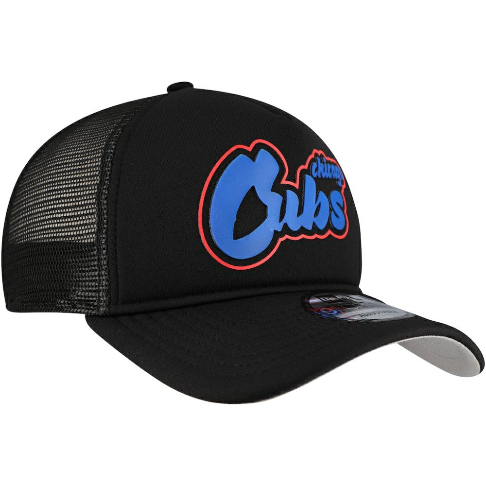 Chicago Cubs New Era Retro Bold A-Frame Trucker 9FORTY Adjustable Hat - MLB