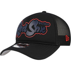 Boston Red Sox New Era Retro Bold A-Frame Trucker 9FORTY Adjustable Hat - MLB