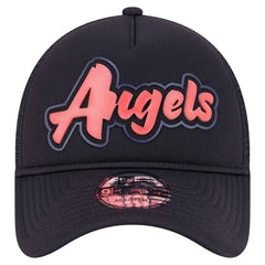 Los Angeles Angels New Era Retro Bold A-Frame Trucker 9FORTY Adjustable Hat - MLB