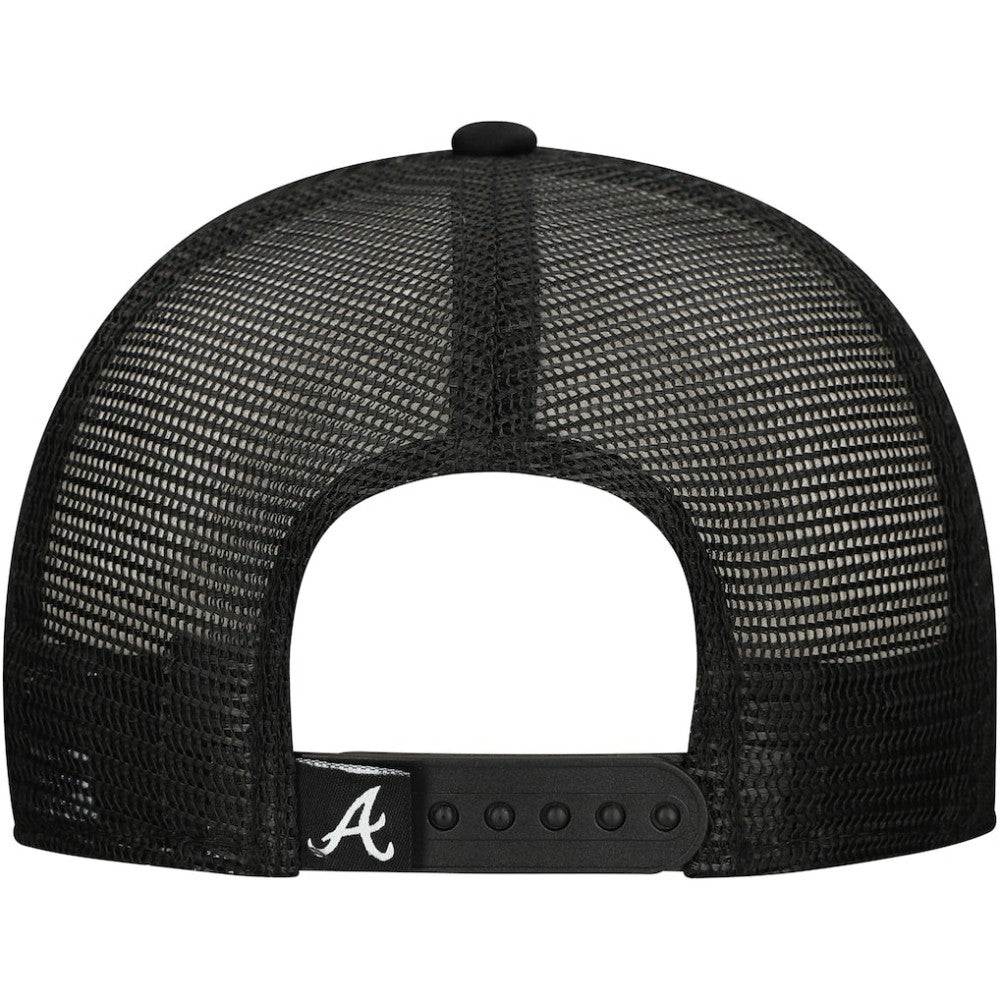 Atlanta Braves New Era Retro Bold A-Frame Trucker 9FORTY Adjustable Hat - MLB