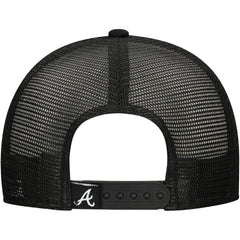 Atlanta Braves New Era Retro Bold A-Frame Trucker 9FORTY Adjustable Hat - MLB