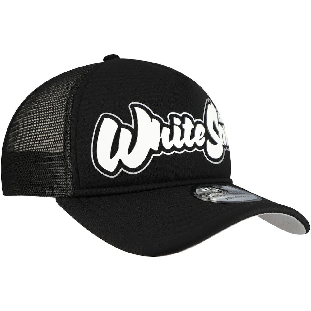 Chicago White Sox New Era Retro Bold A-Frame Trucker 9FORTY Adjustable Hat - MLB