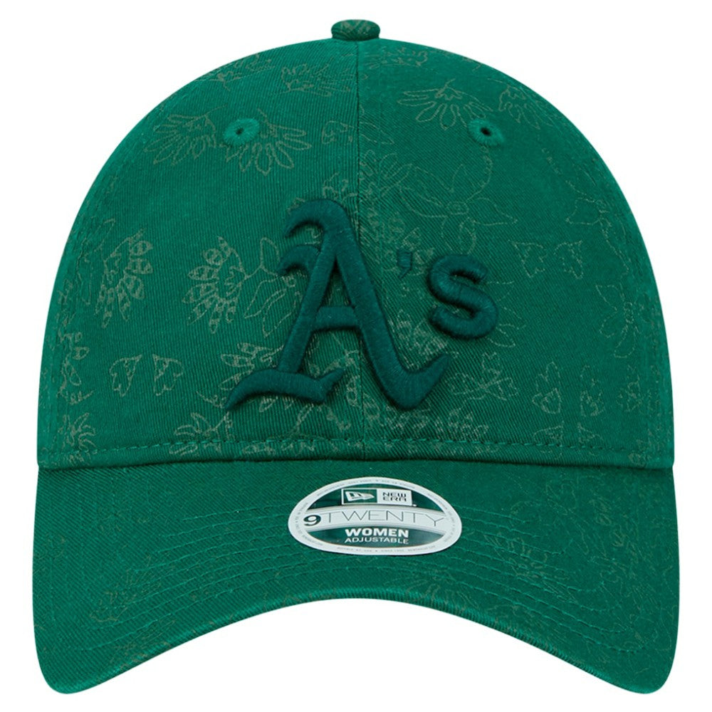 Athletics New Era Women's Tonal Floral 9TWENTY Adjustable Hat - MLB
