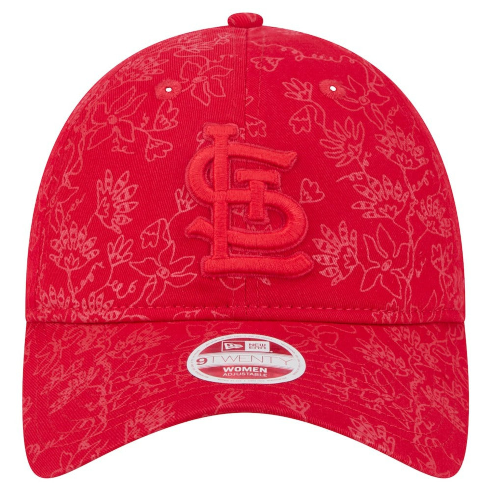 St. Louis Cardinals New Era Women's Tonal Floral 9TWENTY Adjustable Hat - MLB