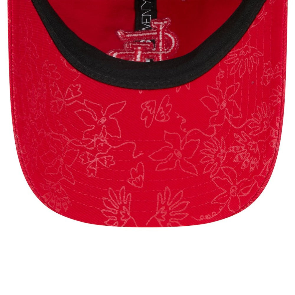 St. Louis Cardinals New Era Women's Tonal Floral 9TWENTY Adjustable Hat - MLB
