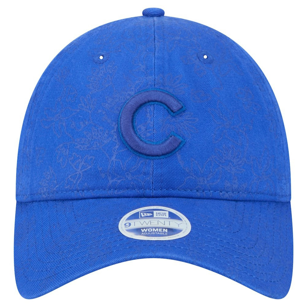 Chicago Cubs New Era Women's Tonal Floral 9TWENTY Adjustable Hat - MLB