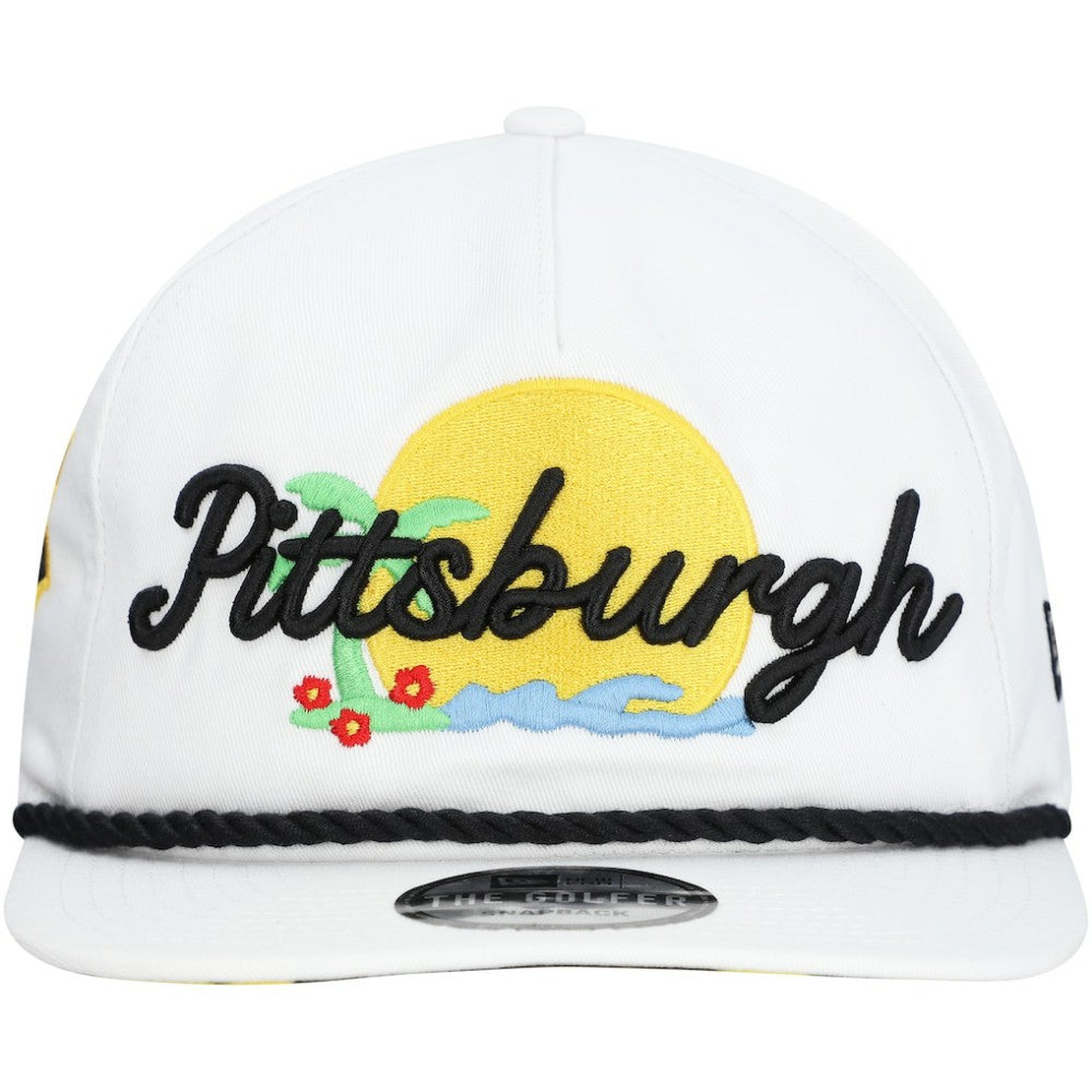 Pittsburgh Pirates New Era Paradise Golfer Adjustable Hat - MLB