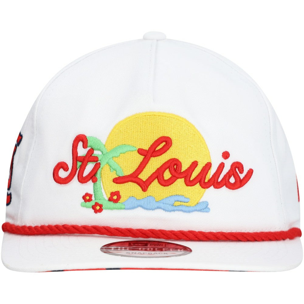 St. Louis Cardinals New Era Paradise Golfer Adjustable Hat - MLB