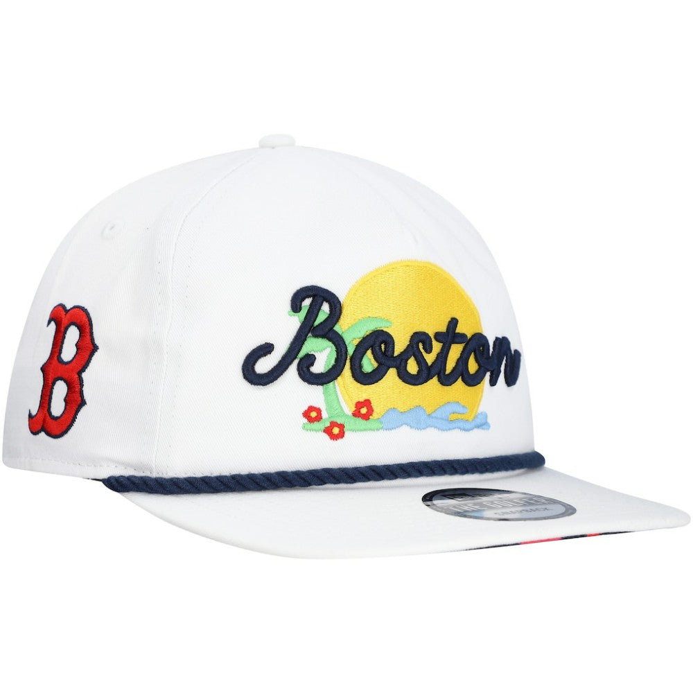 Boston Red Sox New Era Paradise Golfer Adjustable Hat - MLB