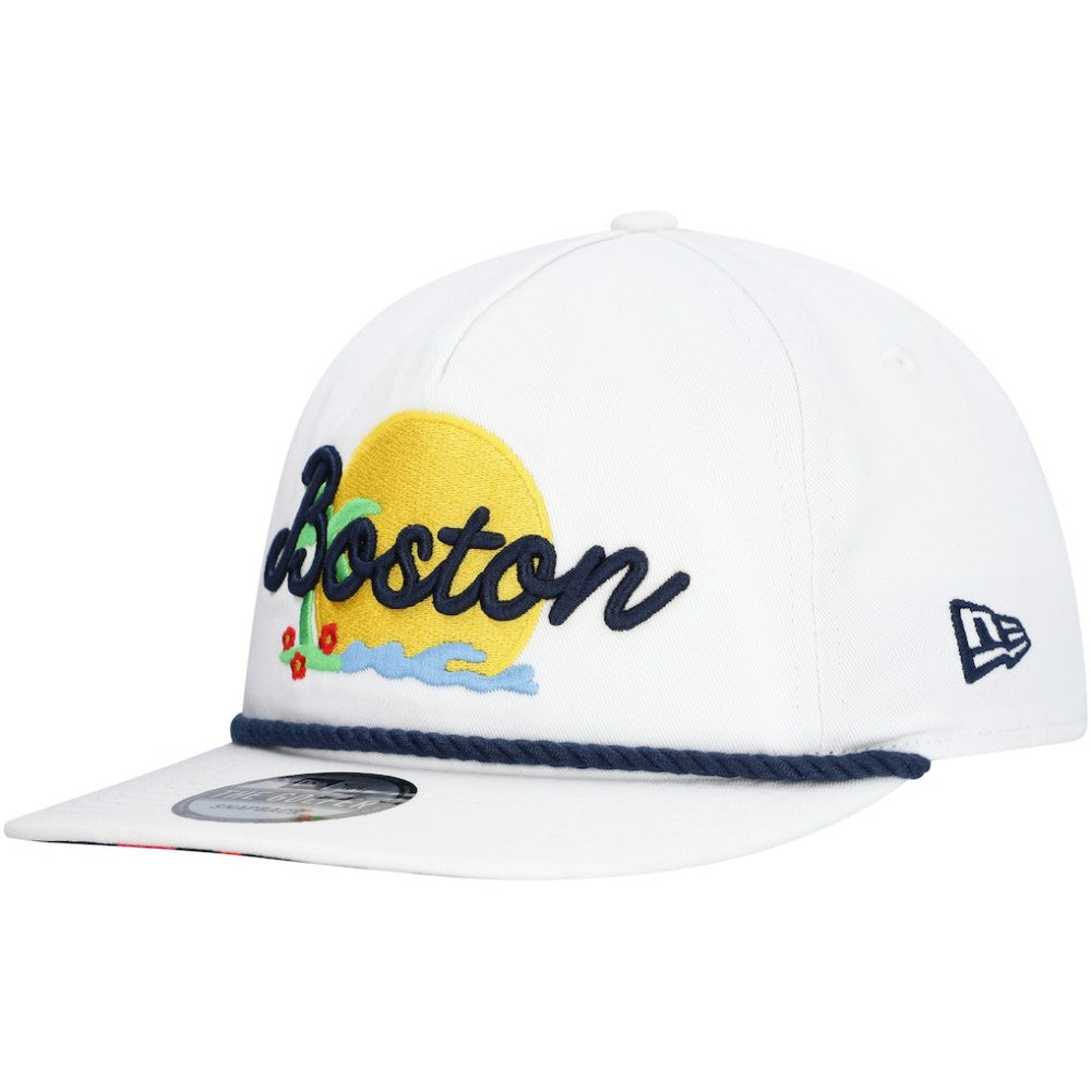 Boston Red Sox New Era Paradise Golfer Adjustable Hat - MLB