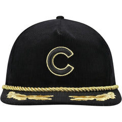 Chicago Cubs New Era Corduroy Filigree Golfer Adjustable Hat - MLB