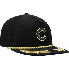 Chicago Cubs New Era Corduroy Filigree Golfer Adjustable Hat - MLB