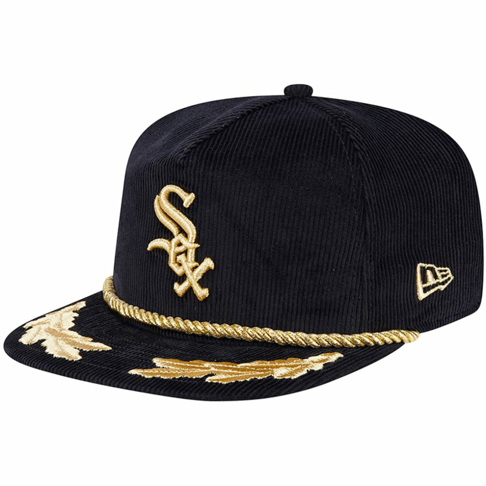 Chicago White Sox New Era Corduroy Filigree Golfer Adjustable Hat - MLB