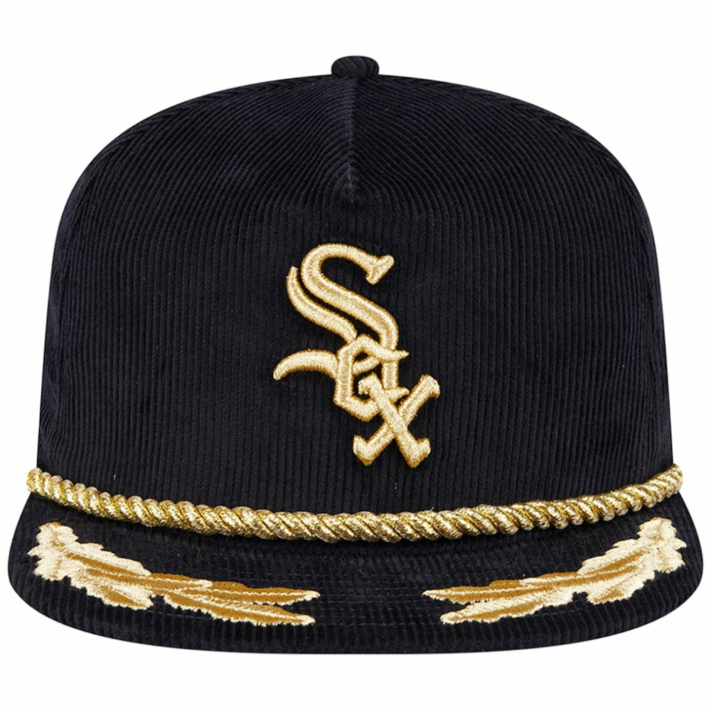 Chicago White Sox New Era Corduroy Filigree Golfer Adjustable Hat - MLB