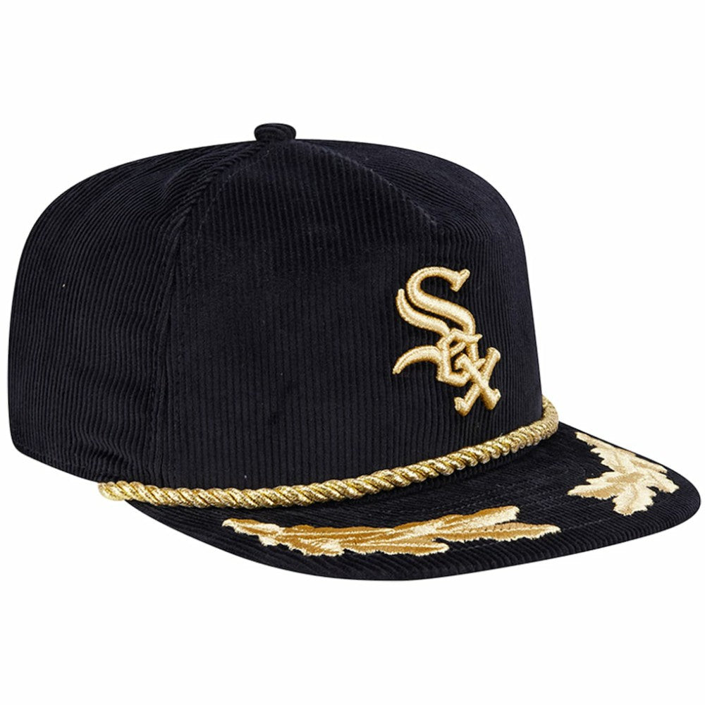 Chicago White Sox New Era Corduroy Filigree Golfer Adjustable Hat - MLB