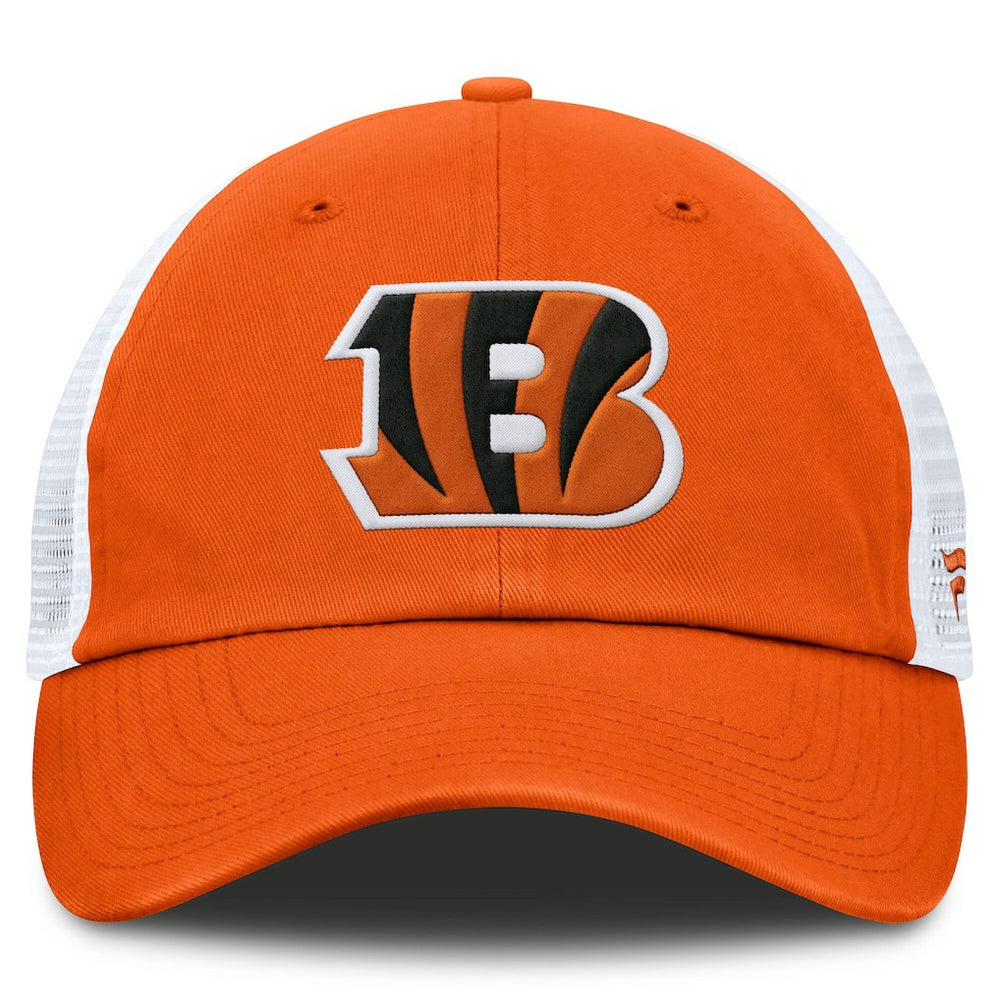 Cincinnati Bengals Trucker Adjustable Hat Orange/White | Fanatics