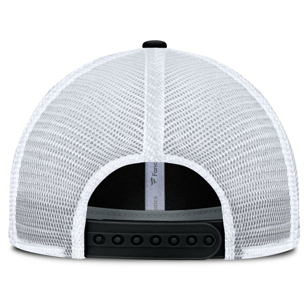 Atlanta Falcons Trucker Adjustable Hat Black/White | Fanatics