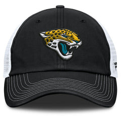 Jacksonville Jaguars Trucker Adjustable Hat Black/White | Fanatics