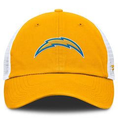 Los Angeles Chargers Trucker Adjustable Hat Gold/White | Fanatics