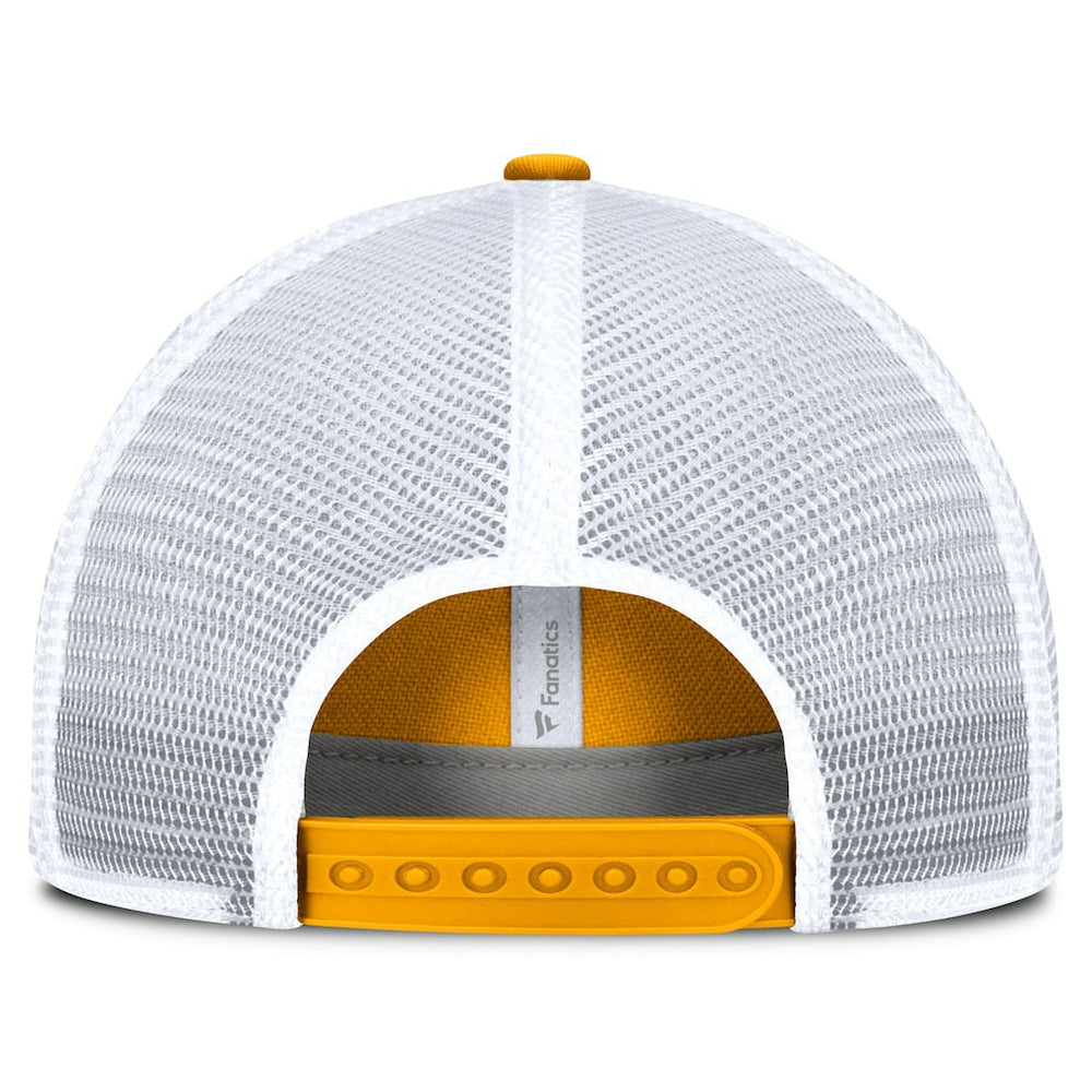 Los Angeles Chargers Trucker Adjustable Hat Gold/White | Fanatics