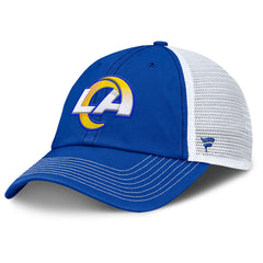 Los Angeles Rams Trucker Adjustable Hat Royal/White | Fanatics
