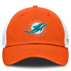 Miami Dolphins Trucker Adjustable Hat Orange/White | Fanatics