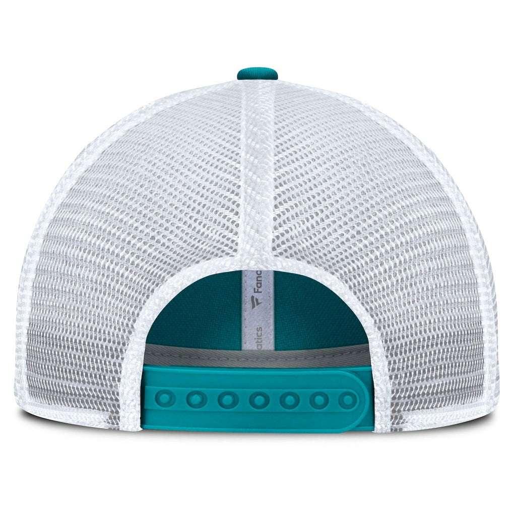 Miami Dolphins Trucker Adjustable Hat Aqua/White | Fanatics