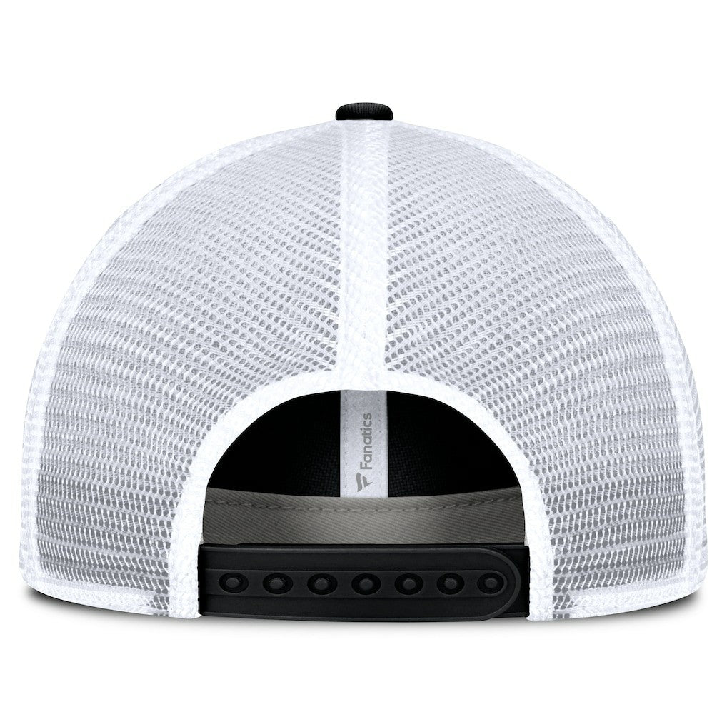 San Francisco 49ers Trucker Adjustable Hat Black/White | Fanatics