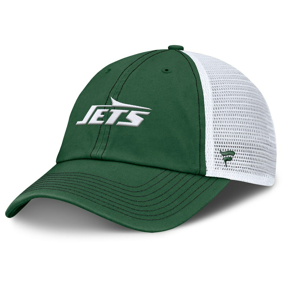 New York Jets Trucker Adjustable Hat Green/White | Fanatics