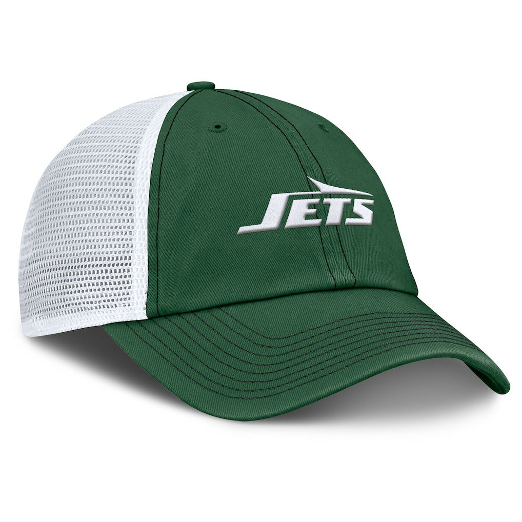 New York Jets Trucker Adjustable Hat Green/White | Fanatics