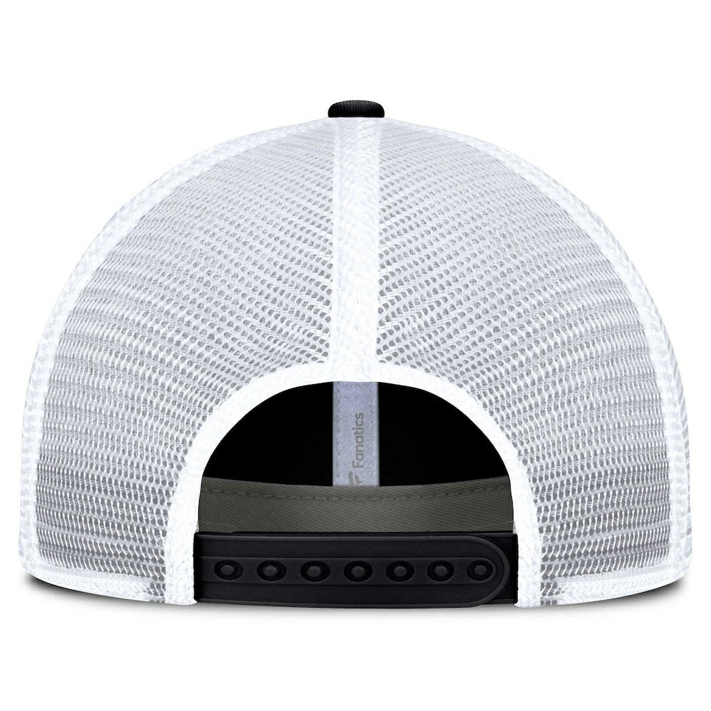 New Orleans Saints Basic Vintage Trucker Adjustable Hat Black | Fanatics
