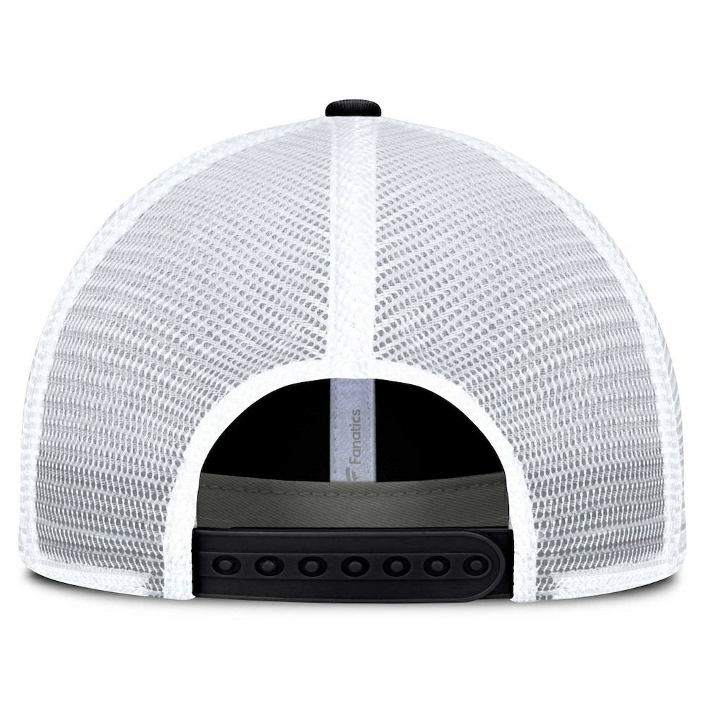 New Orleans Saints Basic Vintage Trucker Adjustable Hat Black | Fanatics