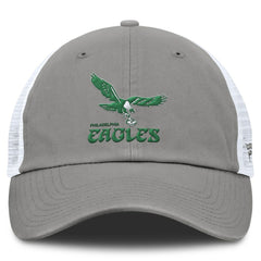 Philadelphia Eagles Vintage Trucker Adjustable Hat Gray/White | Fanatics