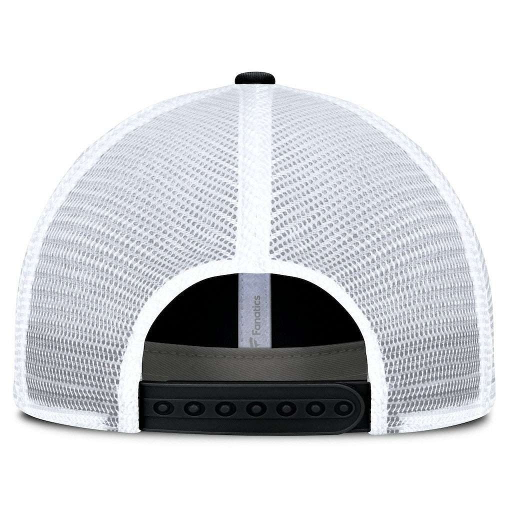 San Francisco 49ers Basic Vintage Trucker Adjustable Hat Black/White | Fanatics