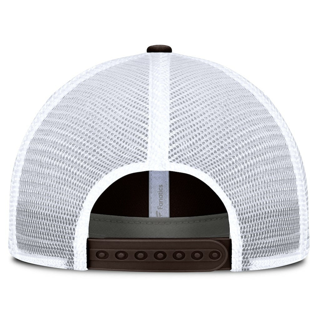 Cleveland Browns Vintage Trucker Adjustable Hat Brown/White | Fanatics
