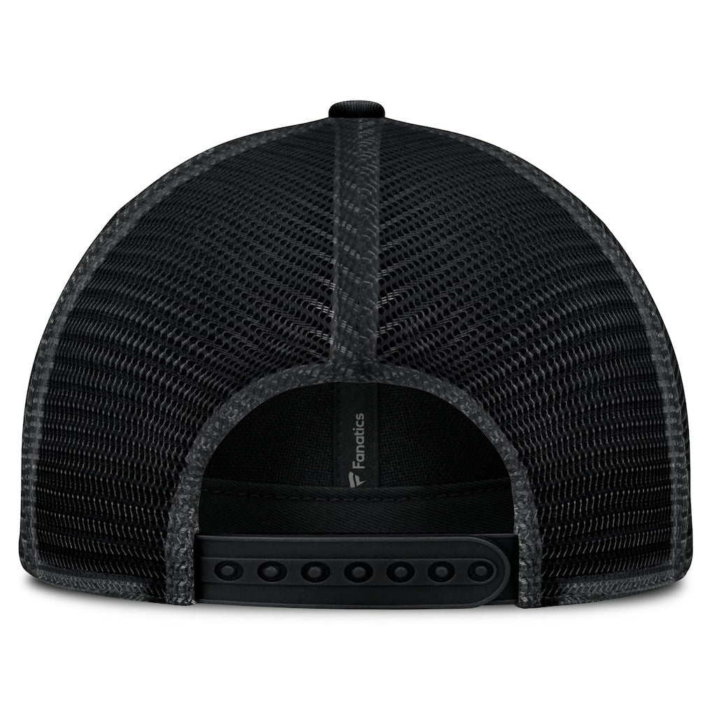 Las Vegas Raiders Basic Black on Black Trucker Adjustable Hat | Fanatics
