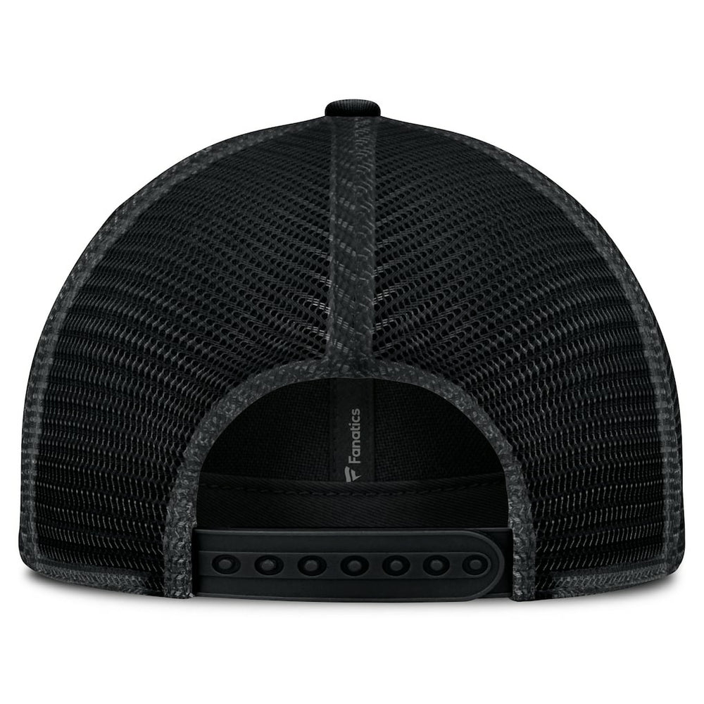 Las Vegas Raiders Basic Black on Black Trucker Adjustable Hat | Fanatics