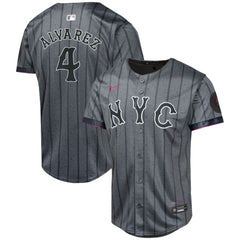 Francisco Alvarez New York Mets Nike Youth 2024 City Connect Limited Player Jersey - MLB