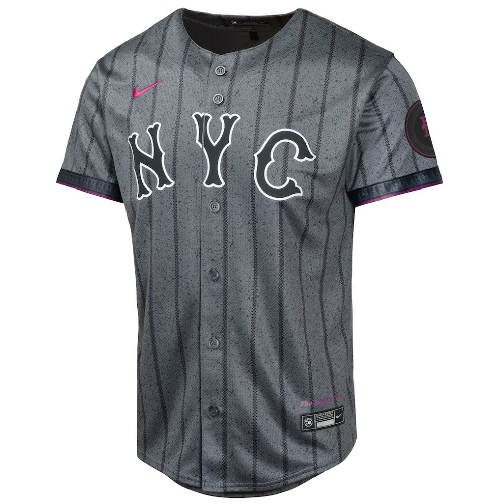Brandon Nimmo New York Mets Nike Youth 2024 City Connect Limited Player Jersey - MLB