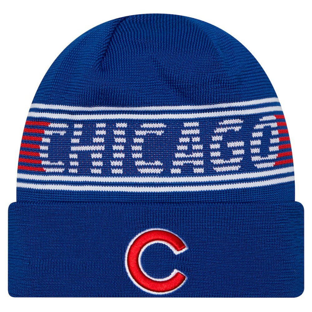 Chicago Cubs New Era Authentic Collection Cuffed Knit Hat - MLB