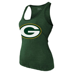 Jordan Love Green Bay Packers Majestic Threads Women's Name & Number Tri-Blend Tank Top Green | NFL