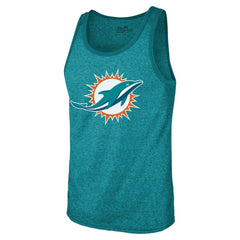 Tyreek Hill Miami Dolphins Majestic Threads Tri-Blend Player Name & Number Tank Top Aqua | NFL