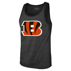 Joe Burrow Cincinnati Bengals Majestic Threads Tri-Blend Player Name & Number Tank Top Black | NFL