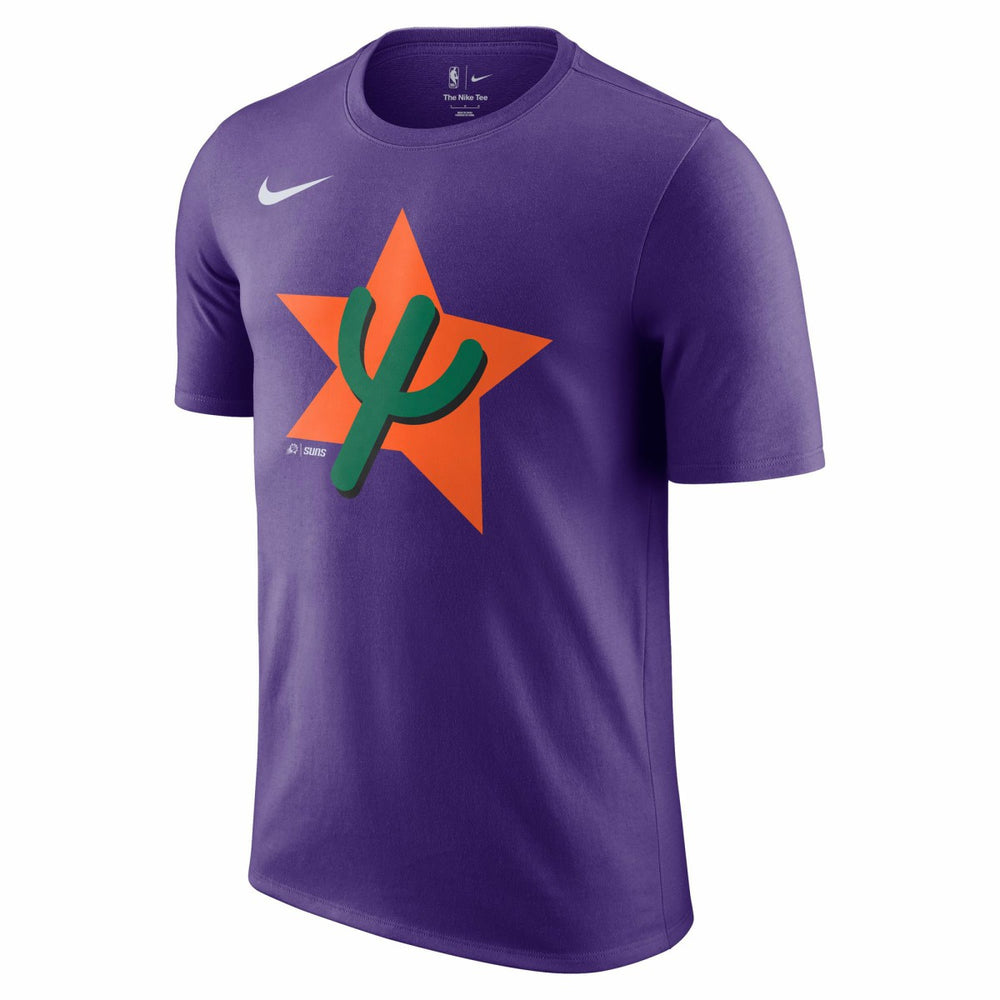 Phoenix Suns 2024/25 City Edition Essential Logo T-Shirt Purple - NBA